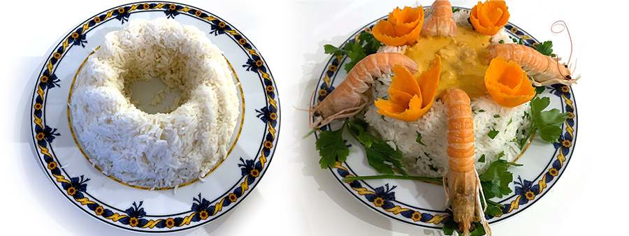 risotto alla crema di scampi