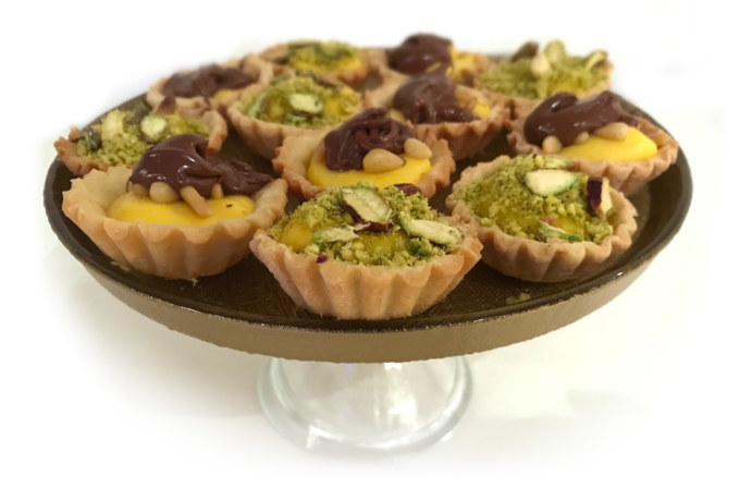 Cestini pasta ffrolla alla crema