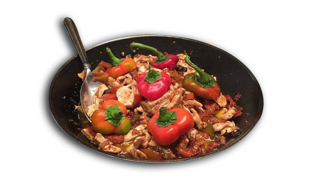 pollo ai peperoni cornetto