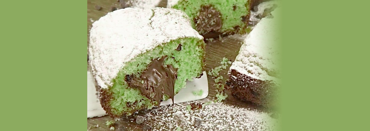 Pluncake menta e nutella